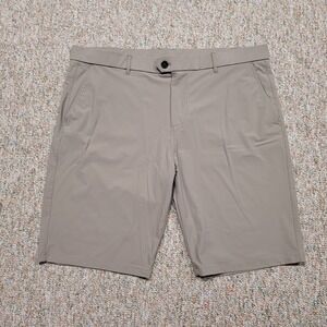 Greyson Golf Shorts Mens 40 Beige Chino Performance Stretch Montauk Preppy